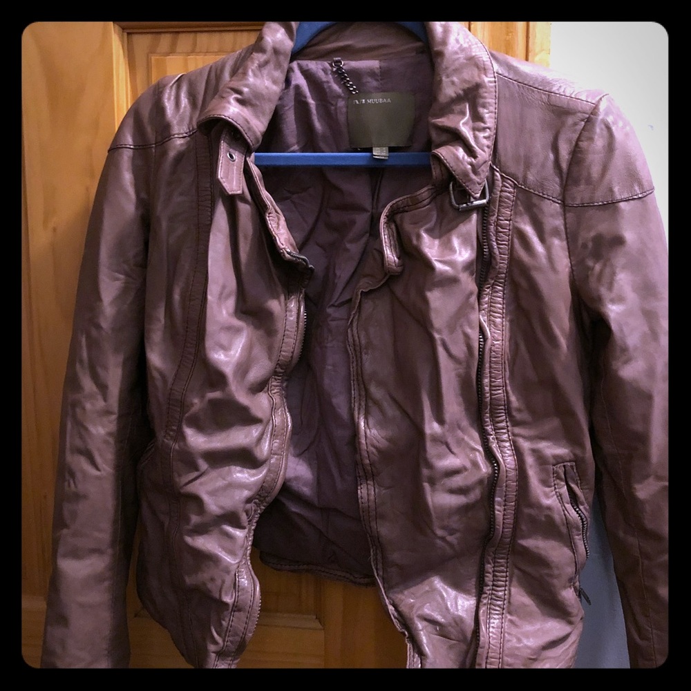 Muuba Leather Biker Jacket